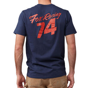 FOX RACING SCRIPTED SS PREMIUM TEE [MIDNIGHT]