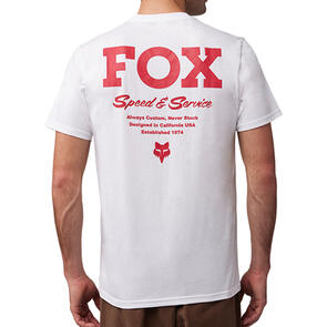 FOX RACING SPEED & SERVICE SS PREMIUM TEE [OPTIC WHITE]