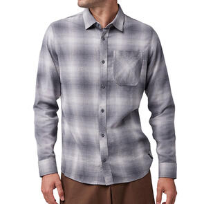 FOX RACING SURVIVALIST STRETCH FLANNEL LS SHIRT [LIGHT GREY]