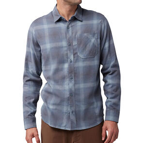 FOX RACING SURVIVALIST STRETCH FLANNEL LS SHIRT [GUNMETAL]