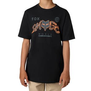 FOX RACING YOUTH IMAGE PRINT SS TEE ULTRA BLACK