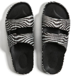 FREEDOM MOSES FANCY SLIDES ZAZU BLACK