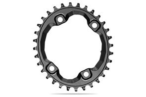 ABSOLUTE BLACK OVAL PREMIUM SHIMANO XT M8000/MT700 ASYMMETRICAL NW CHAINRING BLACK