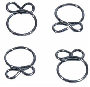 ALL BALLS FS00058 ALL BALLS FUEL LINE CLAMP REFILL KIT 4PC 7.60MM