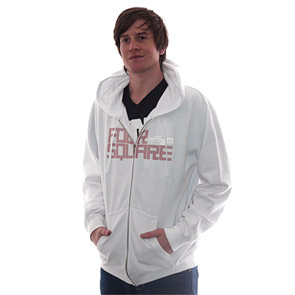 FOUR SQUARE DOT WHITE LOGO HOODIE