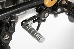 SW MOTECH *SW MOTECH GEAR LEVER CNC MILLED ALUMINIUM HARDCOAT TWO PIECE LEVER WITH INFINITE ADJUSTABILITY