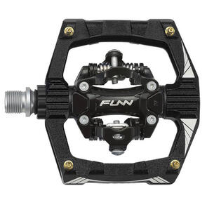 FUNN RIPPER PEDAL, DOUBLE CLIPS ANODIZED BLACK