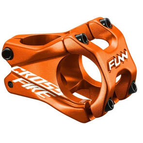 FUNN CROSSFIRE STEM 31.8MM X 35MM 0 RISE ORANGE