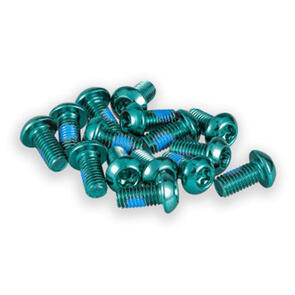 FUNN DISC ROTOR BOLTS, T25, 10MM M5 X 0.8 PIECE PACK GREEN