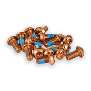 FUNN DISC ROTOR BOLTS, T25, 10MM M5 X 0.8 PIECE PACK ORANGE