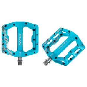 FUNN FUNNDAMENTAL FLAT PEDALS ANODIZED TURQUOISE