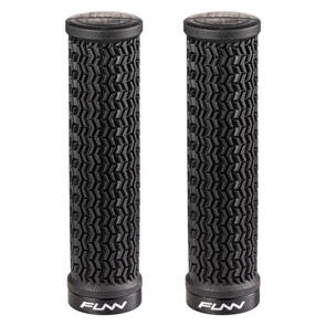 FUNN HOLESHOT GRIP, SINGLE SIDED LOCK ON BLACK