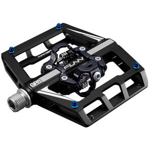 FUNN MAMBA PEDALS DOUBLE SIDED CLIPS ANODIZED BLACK