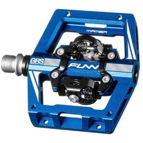 FUNN MAMBA S PEDALS DOUBLE SIDED CLIPS BLUE