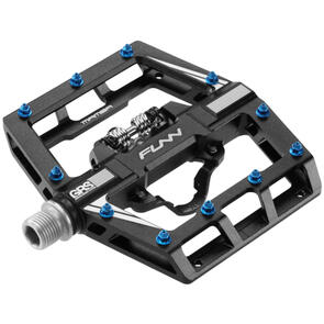 FUNN MAMBA PEDALS SINGLE SIDED CLIP ANODIZED BLACK