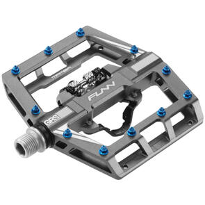 FUNN MAMBA PEDALS SINGLE SIDED CLIP ANODIZED GREY