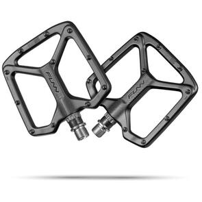 FUNN PYTHON GEN AL6061 FORGED, THIN FLAT PEDALS, CARTRIDGE AXLE SYSTEM ANODIZED BLACK