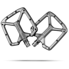 FUNN PYTHON GEN AL6061 FORGED, THIN FLAT PEDALS, CARTRIDGE AXLE SYSTEM ANODIZED GREY