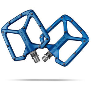 FUNN PYTHON GEN AL6061 FORGED, THIN FLAT PEDALS, CARTRIDGE AXLE SYSTEM ANODIZED BLUE