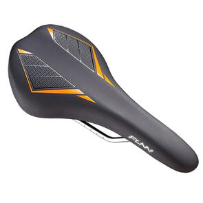 FUNN SKINNY SADDLE PU BLACK/ORANGE