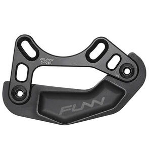 FUNN ZIPPA LITE BASH GUARD, 34-36T, AL7075 BACKPLATE AND X PEICES PC BASH(BLACK,TRANSPARENT)