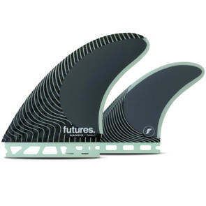 FUTURE FINS BLACKSTIX TWIN+1 FIN SET---BSTX