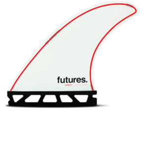 FUTURE FINS JORDY SMITH HC TRI FIN WHITE RED - M