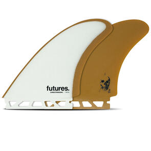 FUTURE FINS CHRISTIANSON FIBERGLASS TWIN FIN SET