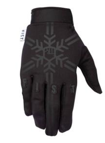 FIST FROSTY FINGERS BLACK SNOWFLAKE COLD WEATHER GLOVE