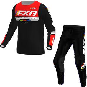 FXR APEX MX JERSEY AND PANTS RED