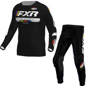 FXR APEX MX JERSEY AND PANTS BLACK