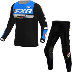 FXR APEX MX JERSEY AND PANTS BLUE