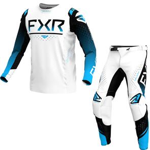 FXR HELIUM MX LE JERSEY AND PANTS FROST