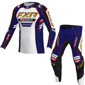 FXR REVO ALPHA MX JERSEY AND PANTS ADMIRAL