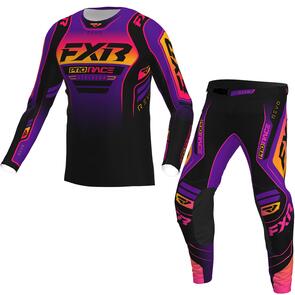FXR YOUTH REVO MX JERSEY AND PANTS TWILIGHT