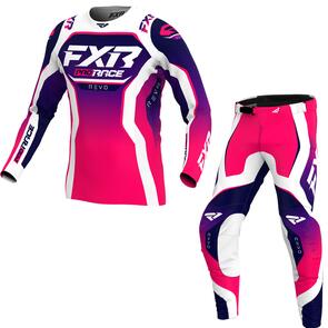 FXR YOUTH REVO MX JERSEY AND PANTS RAZZ