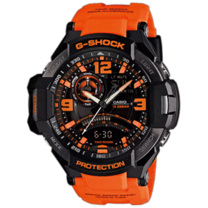 G-SHOCK GA-1000-4ADR ANALOGUE GRAVITY MASTER ORANGE MENS WATCH