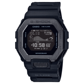 G-SHOCK GBX100NS-1D DIGITAL MENS G-LIDE SURF BLACK WATCH WITH MOON / TIDE
