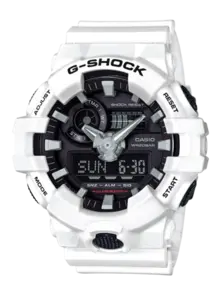 G-SHOCK GA700-7A ANALOGUE-DIGITAL WATCH WHITE