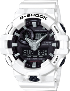 G-SHOCK GA700-7A ANALOGUE-DIGITAL WATCH WHITE