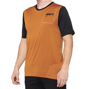 100% RIDECAMP JERSEY TERRACOTTA/BLACK 