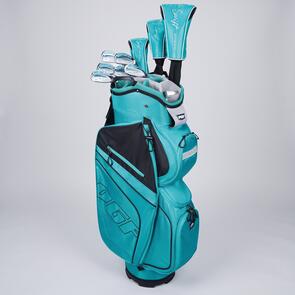 PGF SWIFT LADIES GOLF CLUB PACKAGE - RIGHT HAND GRAPHITE / AQUA