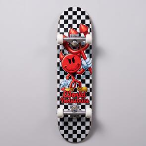 WORLD INDUSTRIES COMPLETE CHECKER DEVILMAN MULTI 8.5