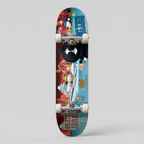 BLIND COMPLETE SKATE PARK GLOBAL WARMING BLUE 8