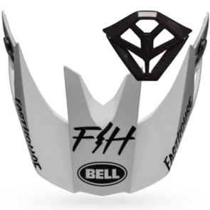 BELL MOTO HELMETS BELL S/P - MOTO-10 PEAK M/PIECE KIT FASTHOUSE MOD SQD M/G WHT/BLK