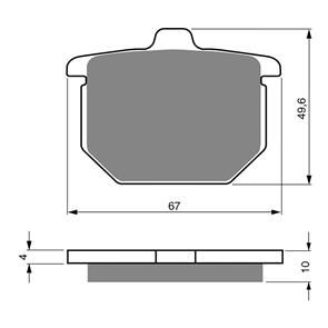 GOLDFREN BRAKE PADS GOLDFREN SINTERED SPORTS GF079 - S3 ( PH03 )