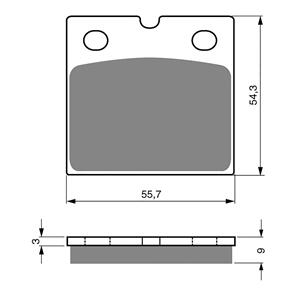 GOLDFREN BRAKE PADS GOLDFREN SINTERED SPORTS GF081 - S3 ( PH01 ) ( BR