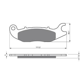 GOLDFREN BRAKE PADS GOLDFREN SINTERED SPORTS GF210 - S3 ( PH332 )