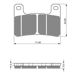 GOLDFREN BRAKE PADS GOLDFREN RACE GF213 - GPR