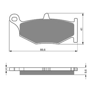 GOLDFREN BRAKE PADS GOLDFREN SINTERED SPORTS GF241 - S3 ( PH364 )